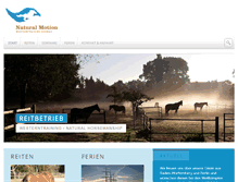 Tablet Screenshot of natural-motion.de
